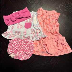 NB baby girl summer bundle